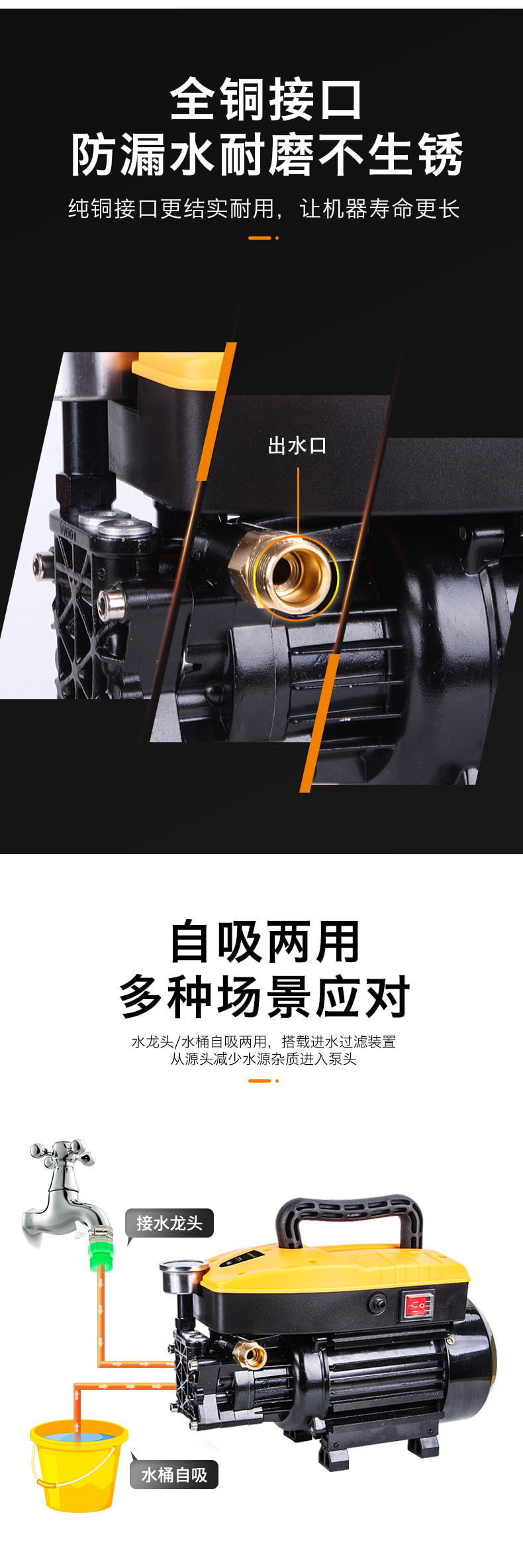 金指数佳捷仕 jm6 高压清洗机(关枪停机)
